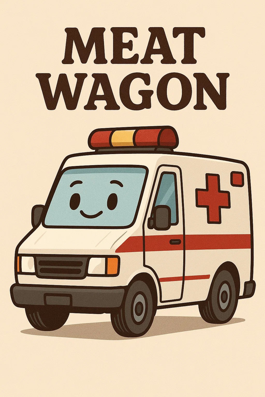 Meat Wagon Sticker