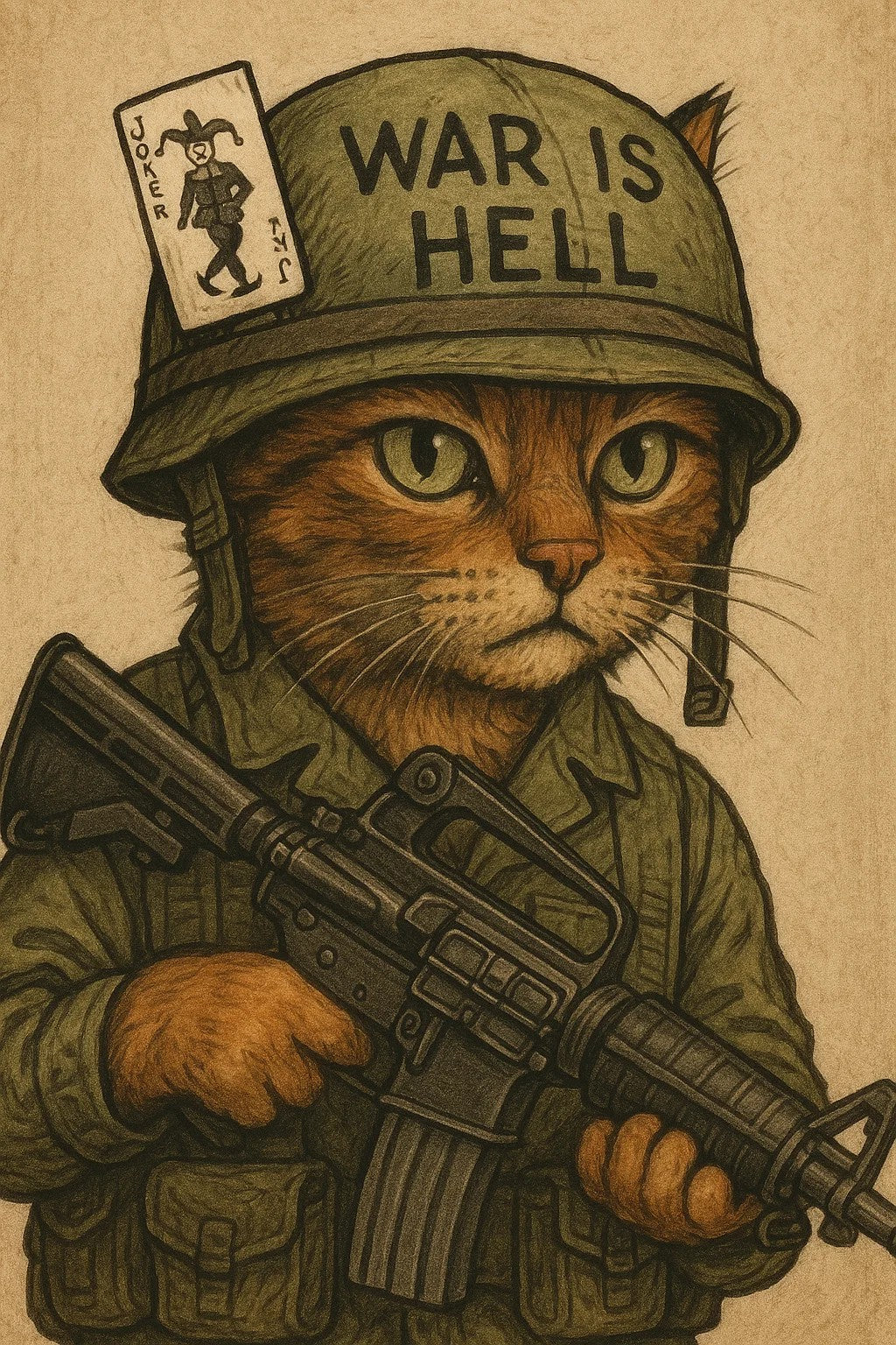 War Is Hell Sticker