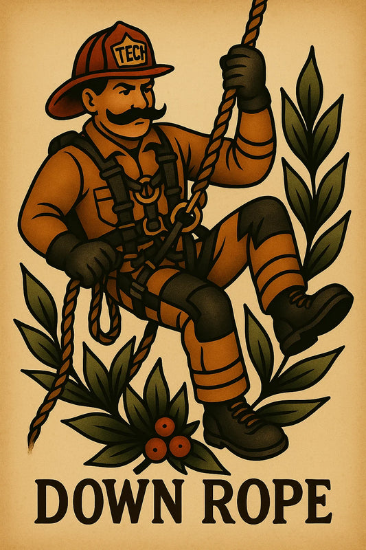 Down Rope Sticker