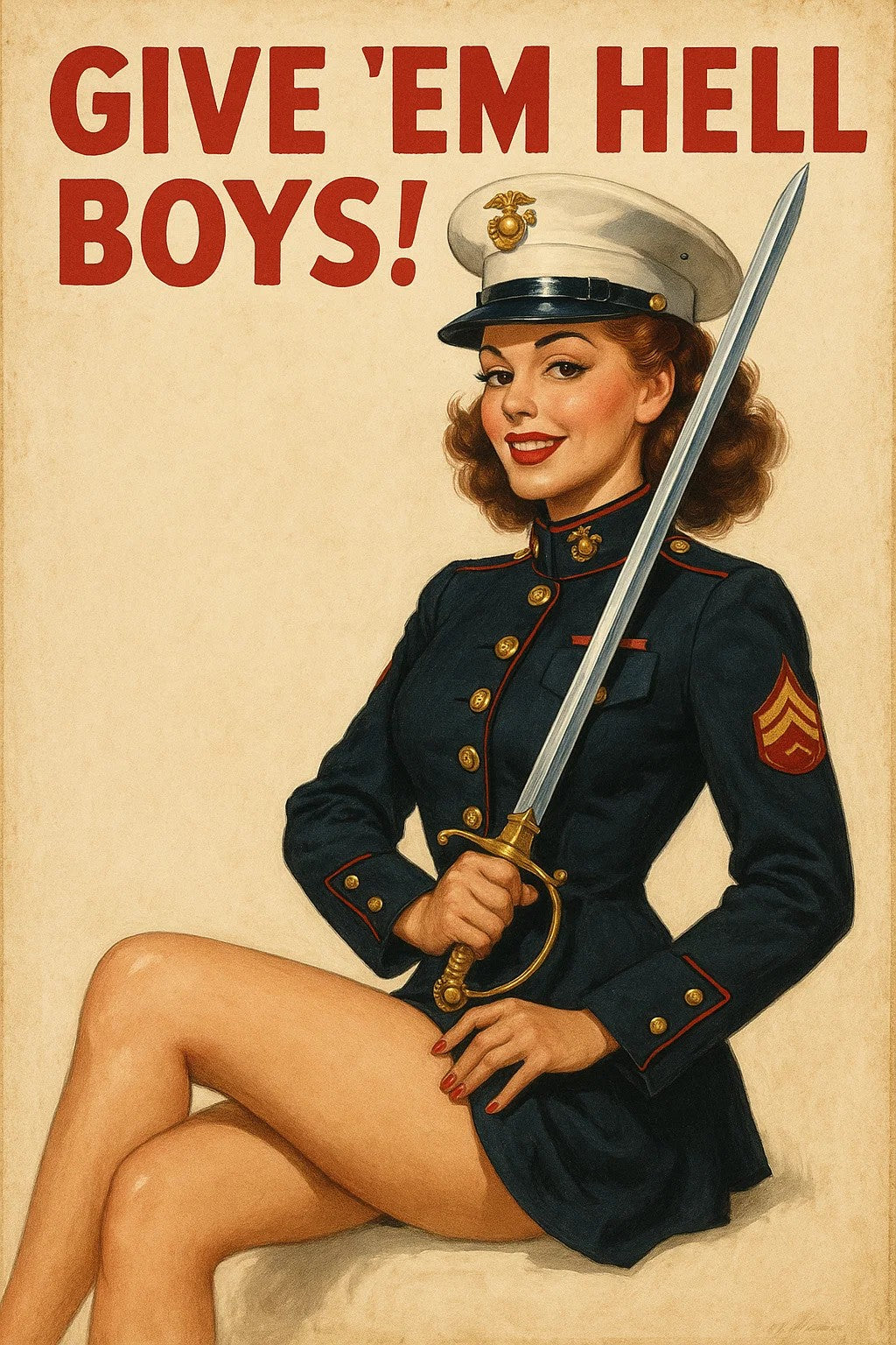 Give 'Em Hell Boys Sticker