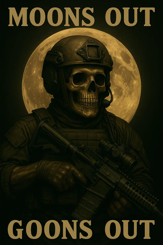 Moons Out, Goons Out Sticker