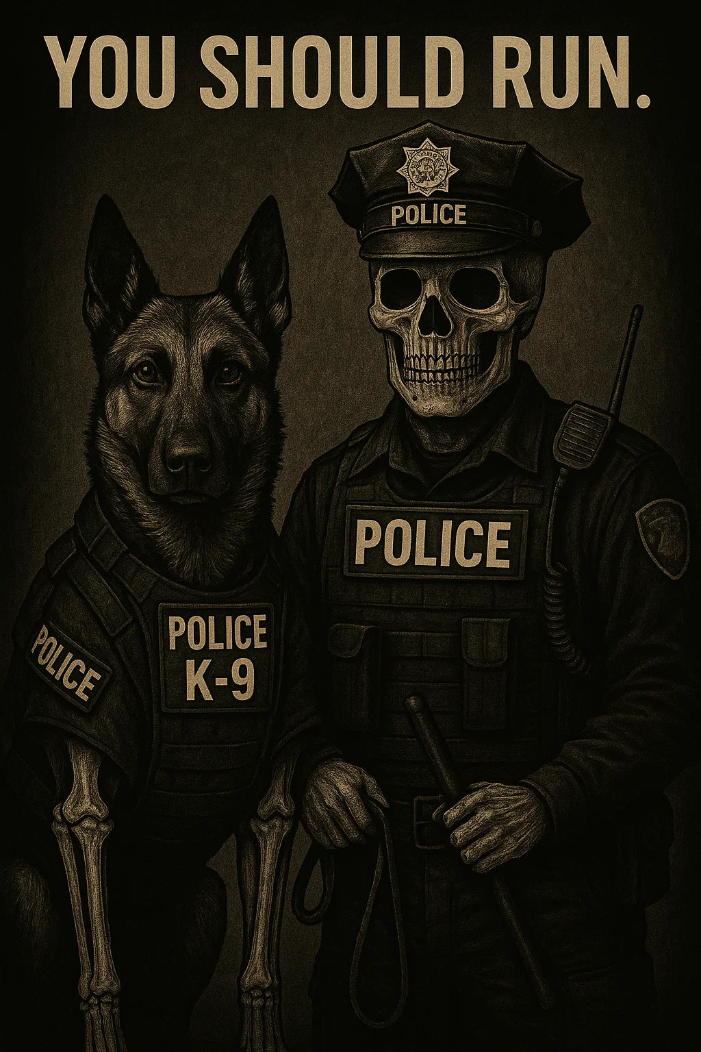 You Should Run Sticker